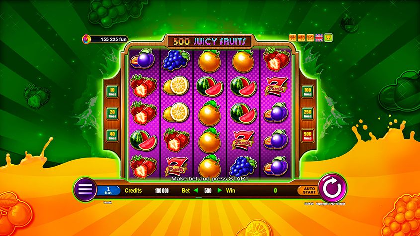 500 Juicy Fruits Slots