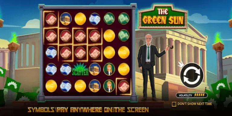 Uncover Hidden Riches in The Green Sun Slot Adventure